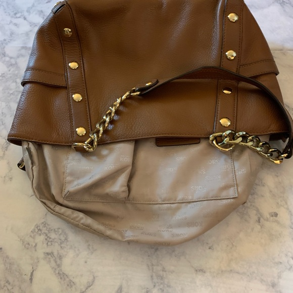 EUC!  Michael Kors Leather Tote Bag - Picture 8 of 8